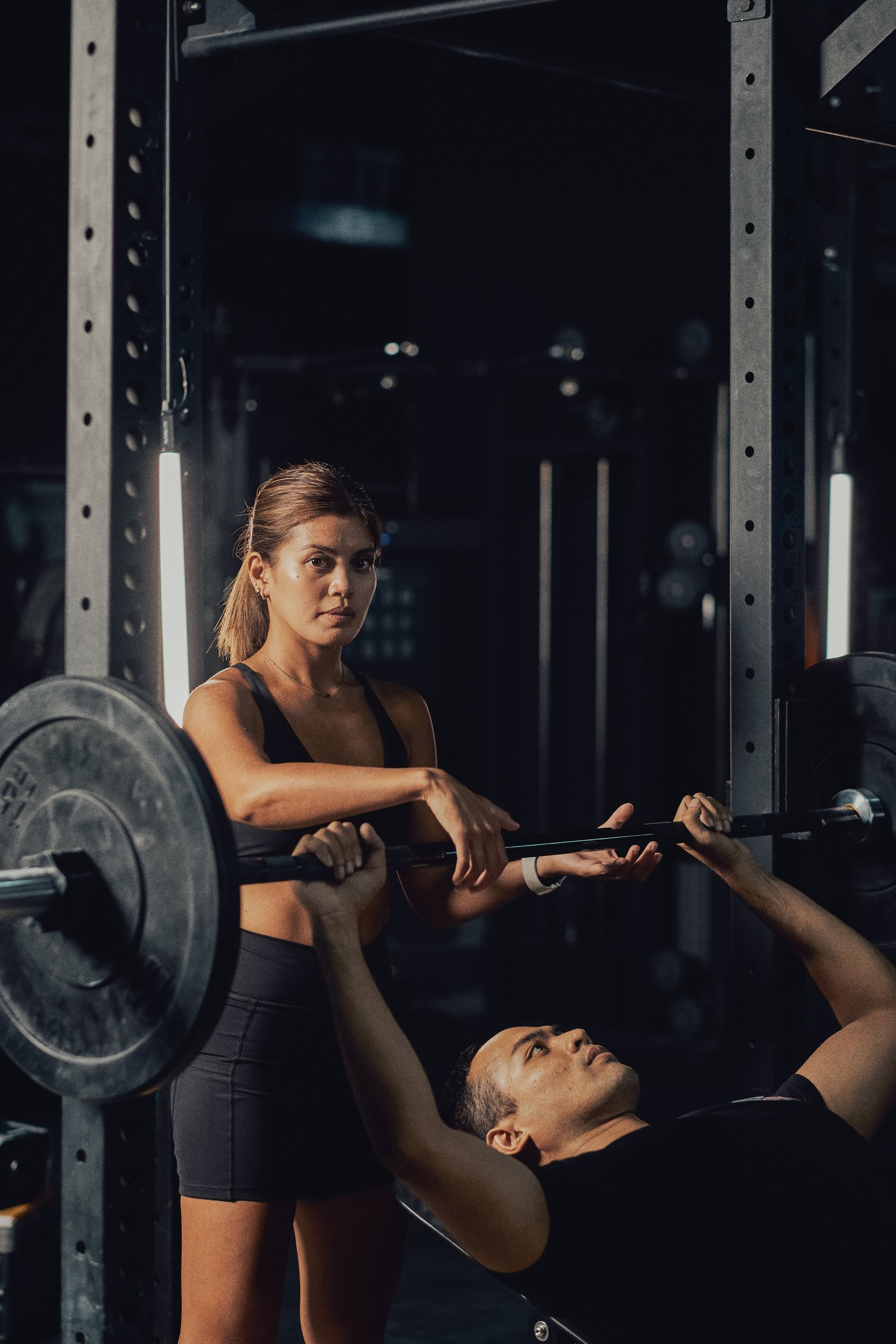 Female Trainers and Man Training with Female Coach